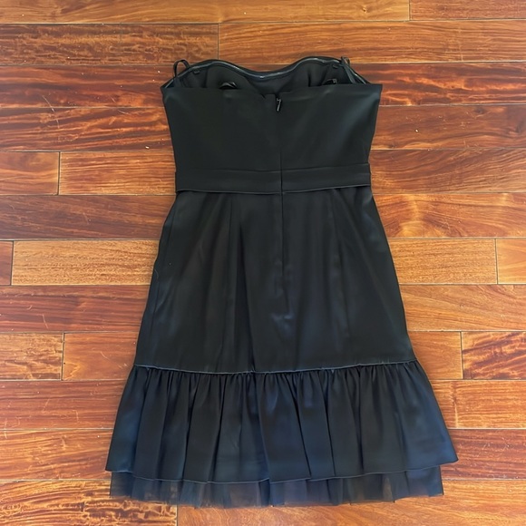 BCBG Maxazria Black Strapless Cocktail Dress - Picture 6 of 7